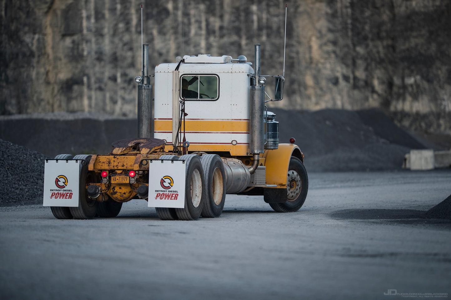 Detroit Diesel Power mudflaps