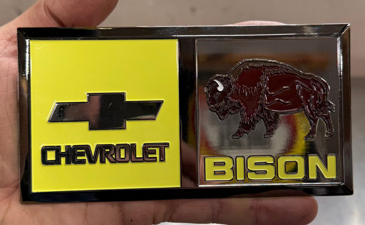 Chevrolet Bison Emblem 5.75"x3"