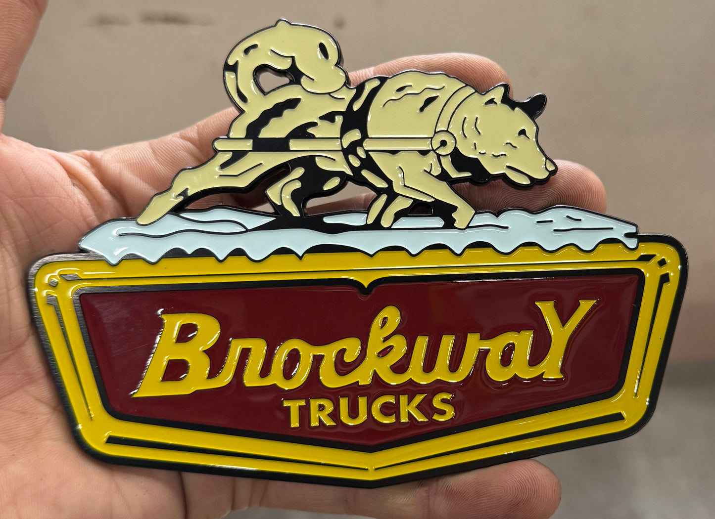 Brockway Trucks Toolbox Magnet 5.5"x4"