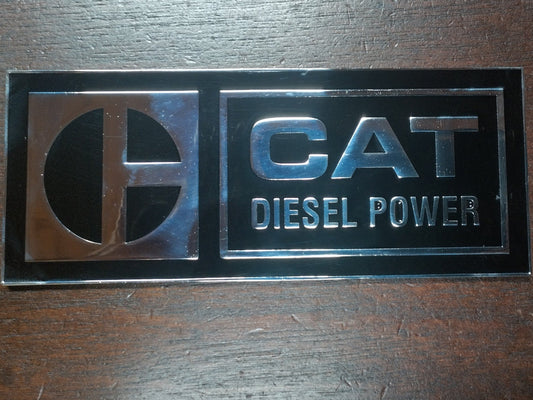 Cat Diesel Power Emblem 5.25"x2.25"