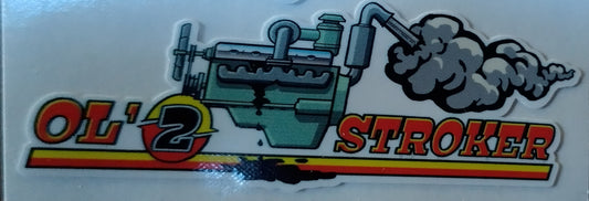 Ol2Stroker 1.5"x3" Sticker